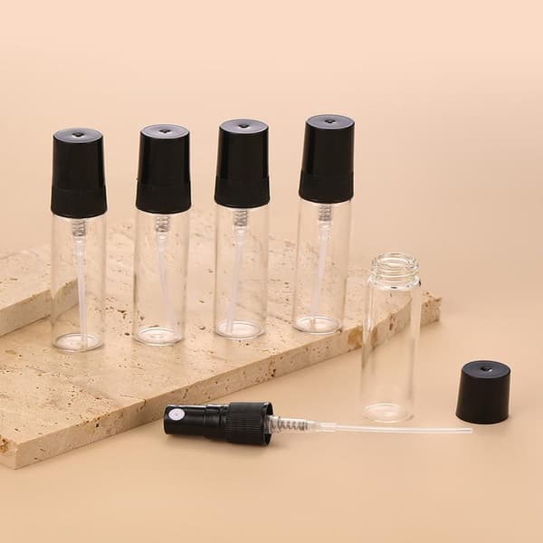 Liten Parfymflaska, 5 ml - 5-pack Svart Black 49