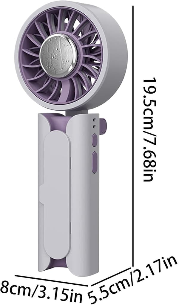 Bærbar ventilator – Bærbar clip-on ventilator med minifunktion