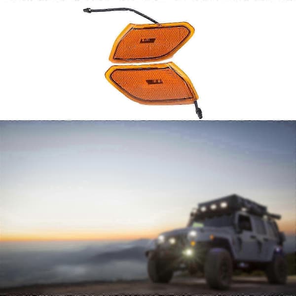 Jeep Wrangler 68302120AB Front Side Marker Lights 2 stk. erstatning