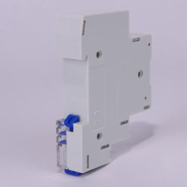 2X SINOTIMER TM-ST7 220V AC 7 minutter mekanisk timer 18 mm enkeltmodul DIN-skinne trappetimerkontakt timerur White