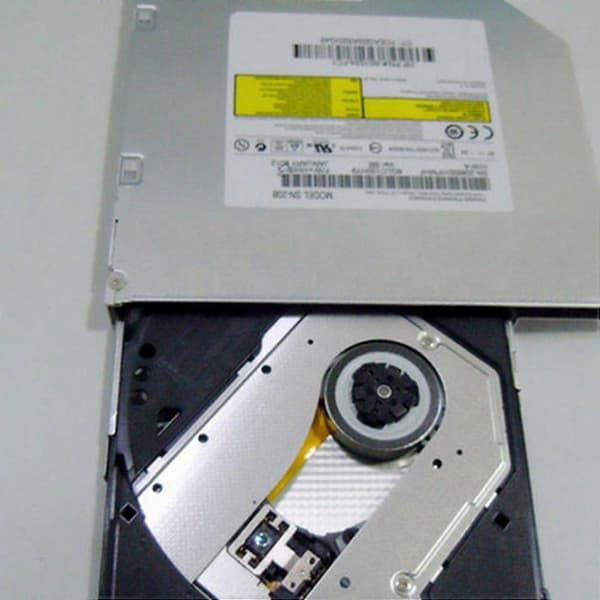 DVD CD RW-brænder 9,5 mm intern SATA optisk diskdrev bærbar computer DVD-brænder SU-208 Silver