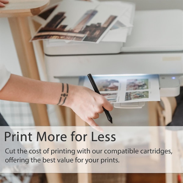 1 set med 5 bläckpatroner för att ersätta Epson 202XL kompatibel/icke-OEM från Go Inks (5 bläck)