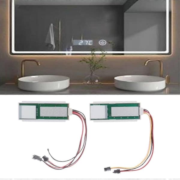 Spejllampe Sensor Lysdæmperkontakt tænd/sluk LED-lys Isoleret kontakt Badeværelsesspejl LED-lys Controller Enkeltfarve Monochrome