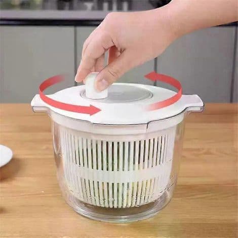 Effektiv och hållbar grönsaks- och salladsdehydrator för snabb och effektiv uttorkning