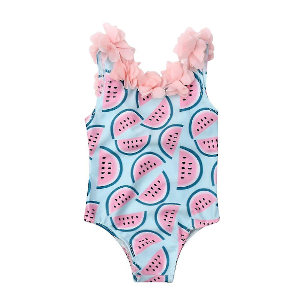 Baby vattenmelon baddräkt, badkläder Bikini bodysuit