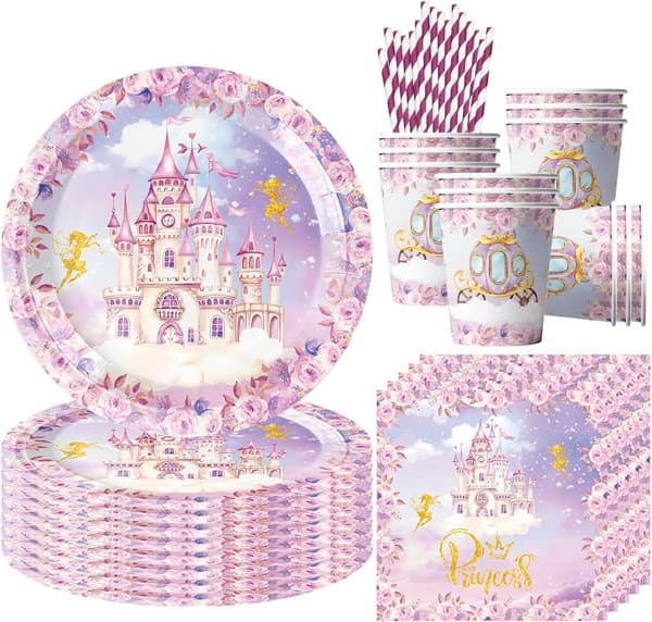 Prinsesseslott 68-delers servisesett, Bursdagsslott servisesett