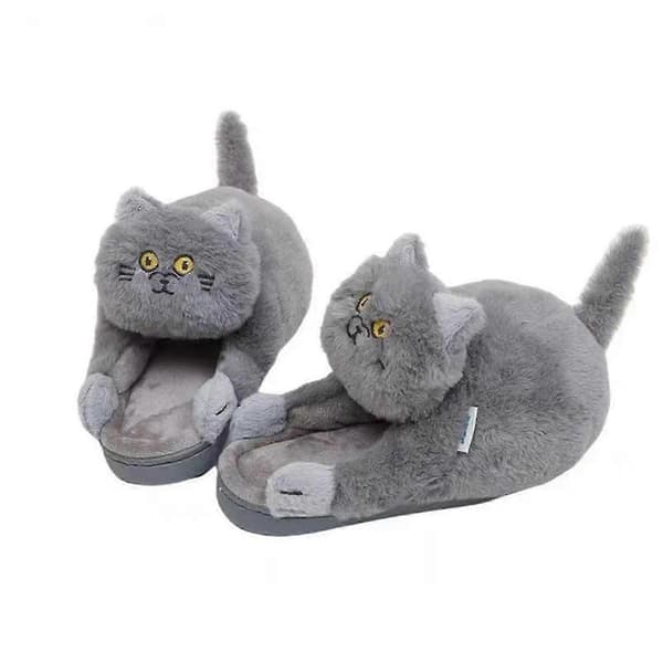 Blue Cat Hold Varm Vinter Sutsko Unisex Vinter Varme Sutsko F... Bule Cat