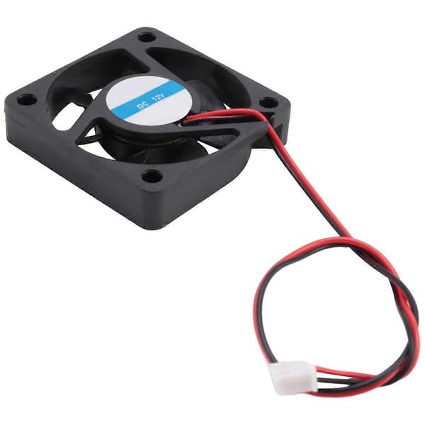 50mm x 50mm x 10mm 5010 DC 12V 0.1A 2-bens børsteløs køleventilator
