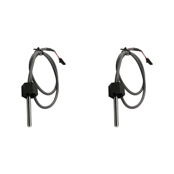 2X for Spa M7 Sensor 24in Temp/High Limit 1/4in Diameter 2 Pin - 32016 30042 30382 Spa Control Spa Sensor Silver