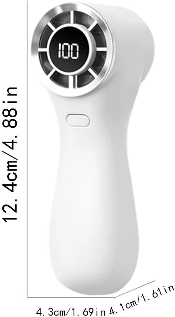 Mini elektrisk ventilator, lydsvag sommerventilator