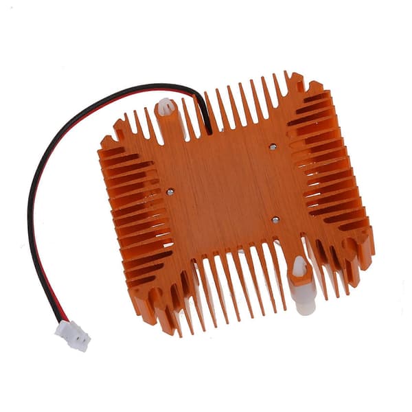 5X PC Dator Bärbar Dator CPU VGA Grafikkort 55mm Kylfläkt Kylfläns Gold