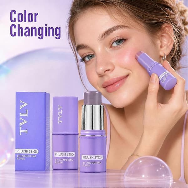 TVLV Phlush Stick pH-JUSTERENDE Blush, Farveskiftende Blush Stick