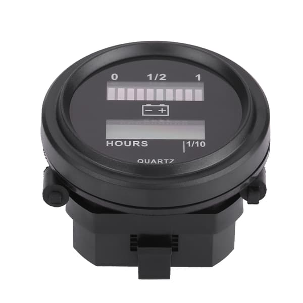 12V/24V/36V/48V/72V LED Digital Batteriindikator med Timetæller til Golfvogn