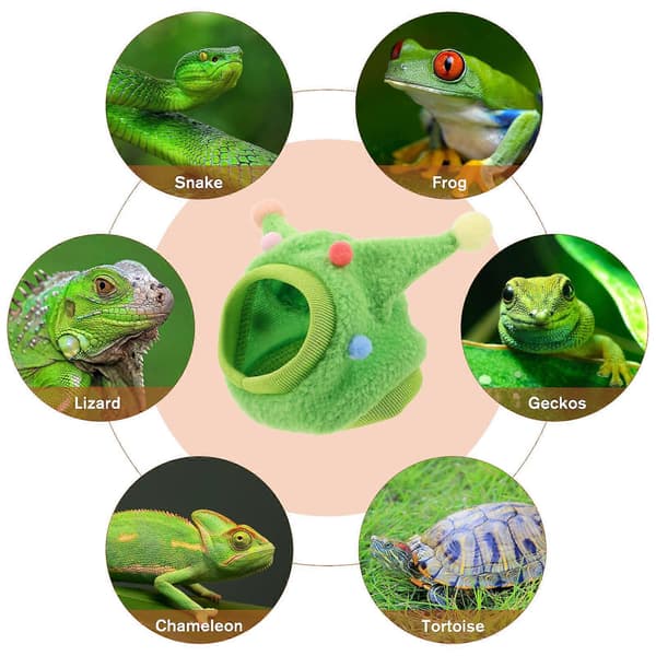 Skäggagam Cosplay Hatt Söt Design för Vintervärme 3-pack Multi 11.00X7.50X7.00CM