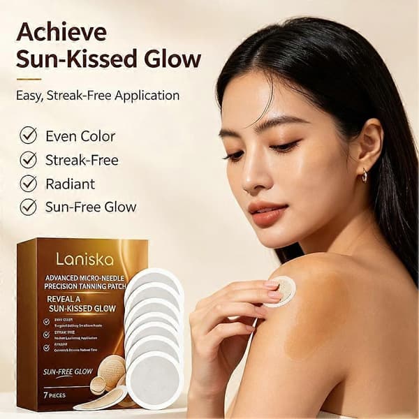 Avancerade Microneedle Precision Tanning Patches - 7 st/förpackning