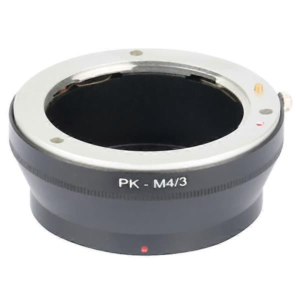 Pk-M4/3 Adapterring For Pentax Pk-objektiv Til Micro 4/3 M43 Kamerahus For Olympus Om-D E-M5 E-Pm2 E-Pl5 Gx1 Gx7 Gf5 G5 G3 Black