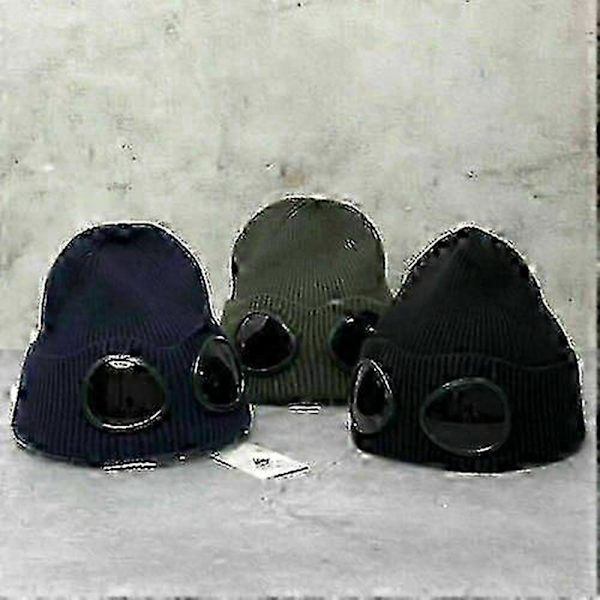 CP strikket lue for menn Black
