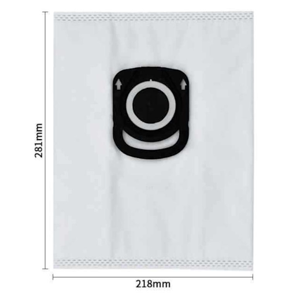 10 Non-woven dammpåse for Rowenta ZR200520/ZR200540/Zr200720 Silence Force Compact Power X-trem Power (RO64xx Ro63xx Ro68xx Ro39xx)