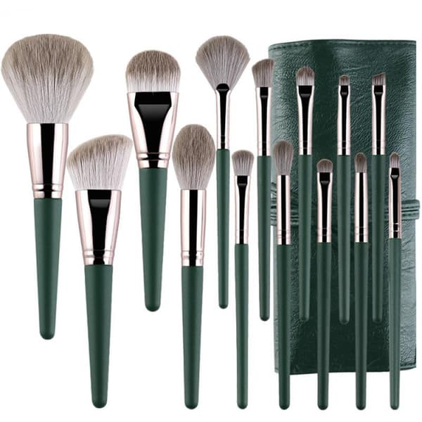 14 stk Makeup Børster Sæt Fluffy Blød Øjenskygge Foundation Børste