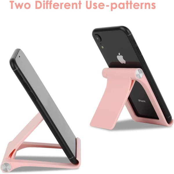 Telefonstativholder - Justerbart telefonstativ i flere trin til skrivebord Pink