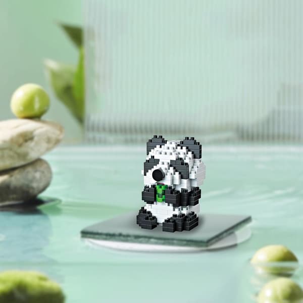 Eläinrakennussarja aikuisille ja lapsille (panda, 239 osaa)
