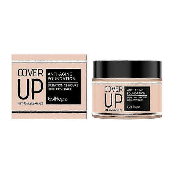 Cover Up Slow-Aging Foundations Varighed 12 Timer Høj Dækning 50ml