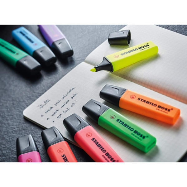 Stabilo Boss Original - 8 stk. - Assorterede farver