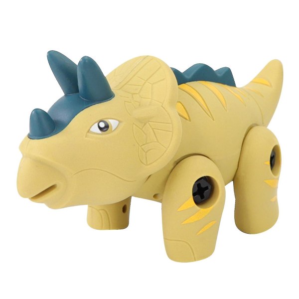 Dinosaurieleksak Dinoleksak med borrstam Diy Pedagogisk leksak med verktyg för barn