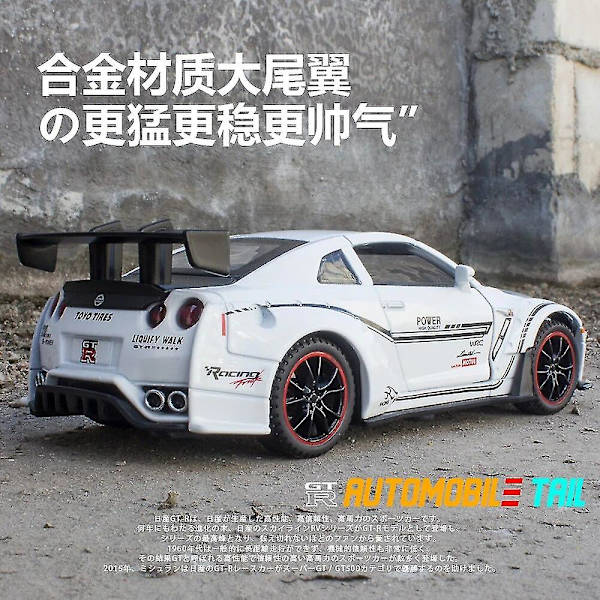 Uusi 1:32 Nissan Gtr Gt-r R35 -seosmalli, valettu ja leluautot, leluautot, lasten lelut, lahjat pojille
