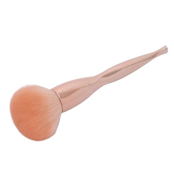 Loose Powder Brush Soft Bristles Comfortable Grip Makeup Brushes Tools Plating Skin Color