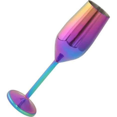 Champagneglas i rostfritt stål