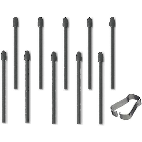 10 stk. Markeringspens-spidser/nibber til udskiftning til Boox Pen2 Pro, Tab X, Max Lumi2, Note Air2, Note Air2 Plus, Nova Air C Stylus Pen (10 stk. spidser/sorte)