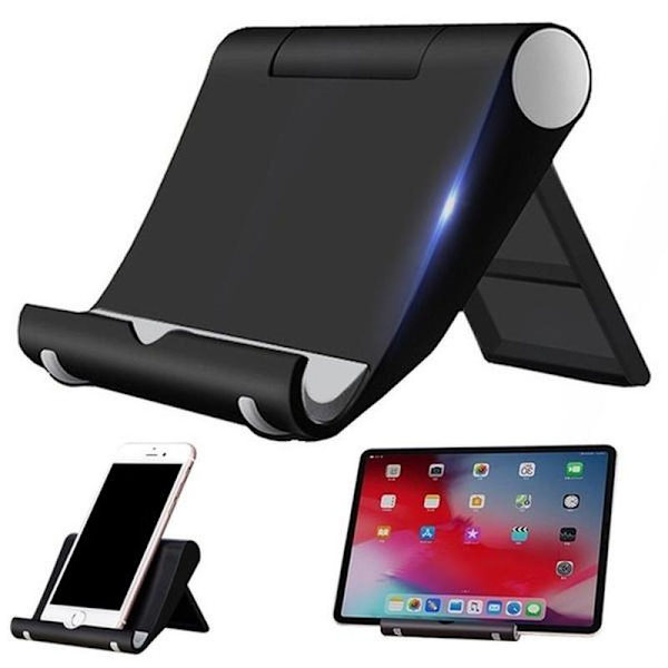 Justerbart telefon- og tabletstativ til iPhone iPad, bærbar mobilholder Green