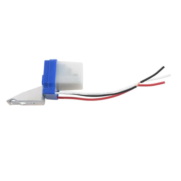 6X AC DC 12V 10A Automatisk Lampe Skumringsafbryder Lyssensor Skumringsafbryder Blanc & bleu