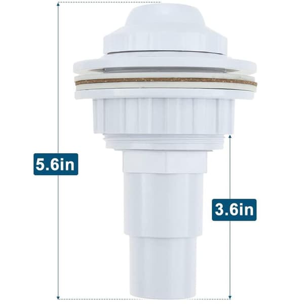 Pool Return Nozzle, Pool Inlet Nozzle with 38/32 mm Hose End, Return Nozzle Inlet Nozzle for Pool