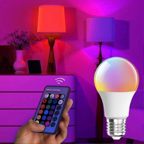 Smart Pære Bluetooth Pære Lys Rgbcct Mobilkontroll LED Pære Lys