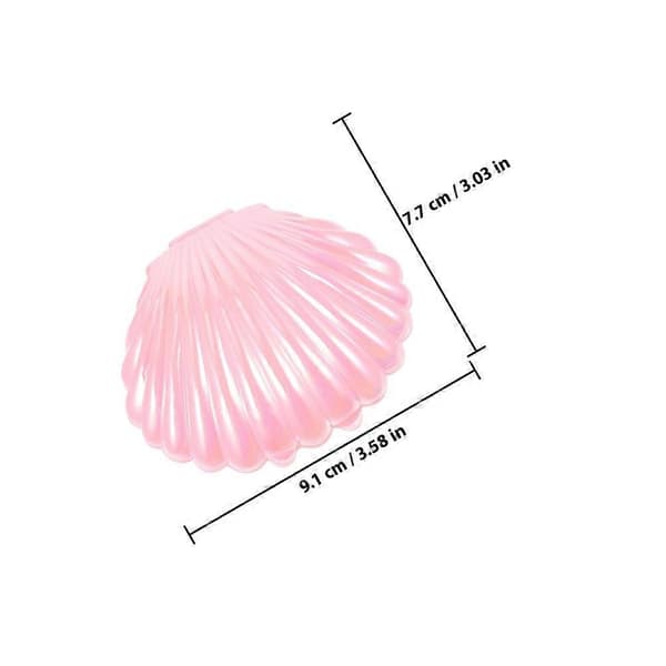Candy Shell Slikæsker Plastik Opbevaringsæsker til Hjemmebrug 3 Stk. Pink