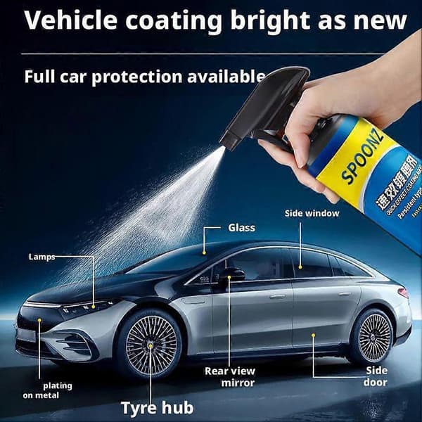 Avansert bil hurtigvirkende beleggmiddelspray Profesjonell beleggspray J9F8 Unique taille Bleu