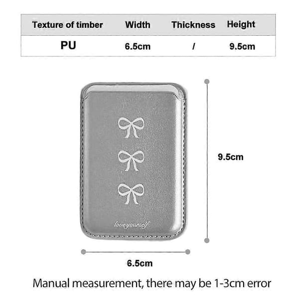 Sommerfugl MagSafe Kortpung - PU Læder Magnetisk Telefonetui Tilbehør B One size