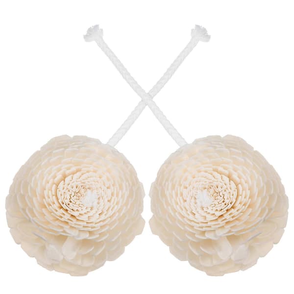 2 stk. dekorativ blomsterduftspreder kunstig blomst DIY indretning håndværk blomsteraroma diffuser