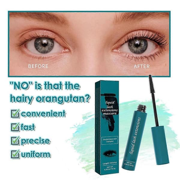 2X Causemetics Liquid Lash Extensions Mascara, Crystal (rik svart) 10,7g