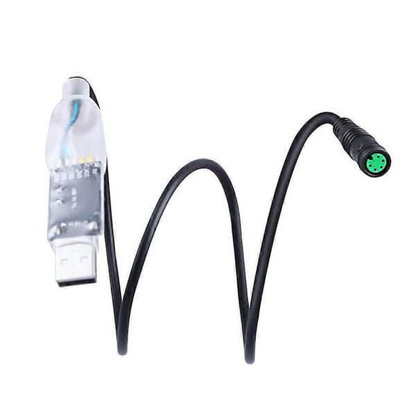 USB-programmeringskabel kompatibel med Bafang BBS01B BBS02B BBSHD Mid Drive Center Elektrisk Cykelmotor Programmeret