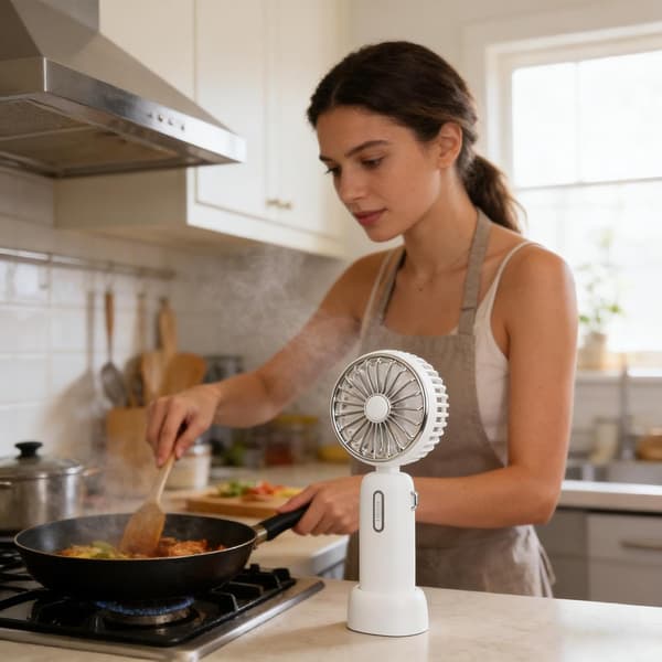 Universal bærbar ventilator | Tre justerbare blæserhastigheder