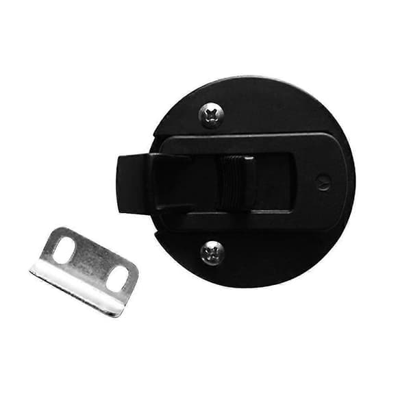 JiaWei Svart 2 Flush Pull Slam Latch for Marine Boat Hatch 1/4 Dørlås 1 Stk J03