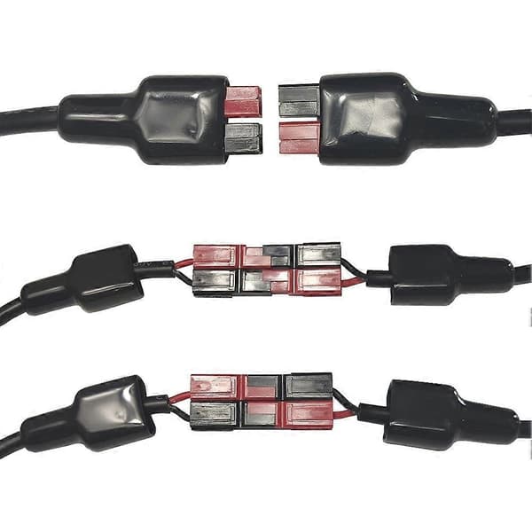 Lighterstik med 45A stikforlængerkabel 14AWG batteriopladeradapter til Anderson PowerPole-port 1M