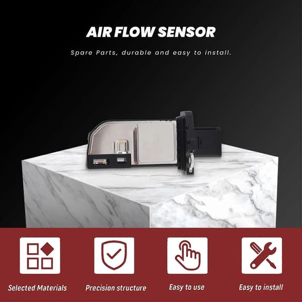 til Ford Transit MK7 MK8 Ranger Mass Air Flow Meter MAF Sensor 2.2 3.2 TDCI Noir