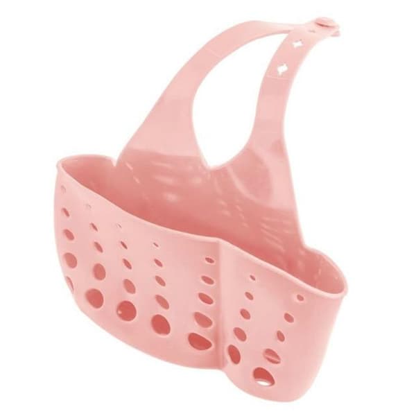 New Sink Shelf Soap Sponge Holder Clip Dish Rack Drying Rack Silicone Storage Basket Bag Bathroom Holder Kitchen Accessories Tools Blue
