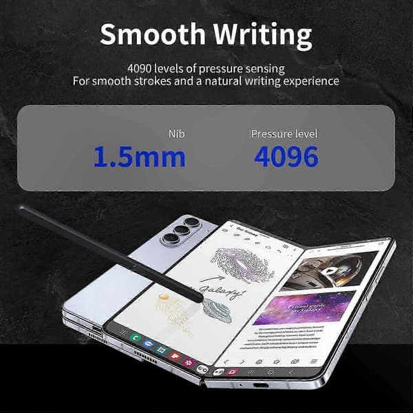 Stylus-kompatibel foldbar telefon med 5G-netværksunderstøttelse Multicolor Style A