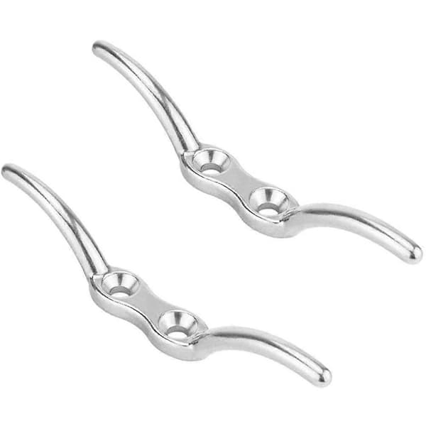 2PCS Flaggstångskrok Flaggstångsrep Krok Multifunktionell Hållbar Rostfritt Stål Flaggstångstillbehör