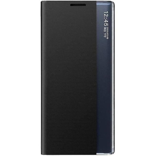 Samsung Galaxy Note 10 Plus Smart Flip case med hopfällbart stativ och silikonhållare Ultra Mind Magnetic View JU